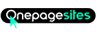 OnePageSites Logo created by Creavista